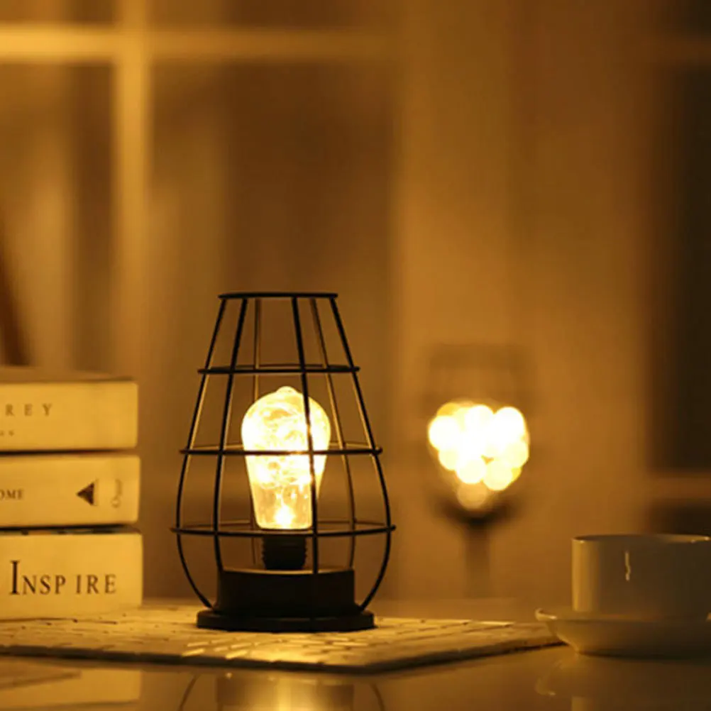 خمر الحديد الفن مصباح قارورة النبيذ شكل الحديثة أنيقة المنزل في الهواء الطلق ليلة ديكور الإضاءة هدية للأصدقاء مصباح للزينة