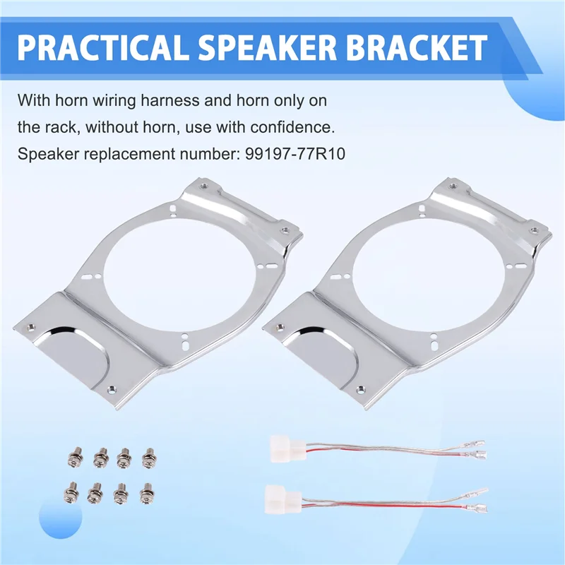 

Premium Horn Bracket Rear 5 Inch Speaker Bracket Kit For Suzuki Jimny 2019 2020 2021 Accessories 99197-77R10 With Wire Harness