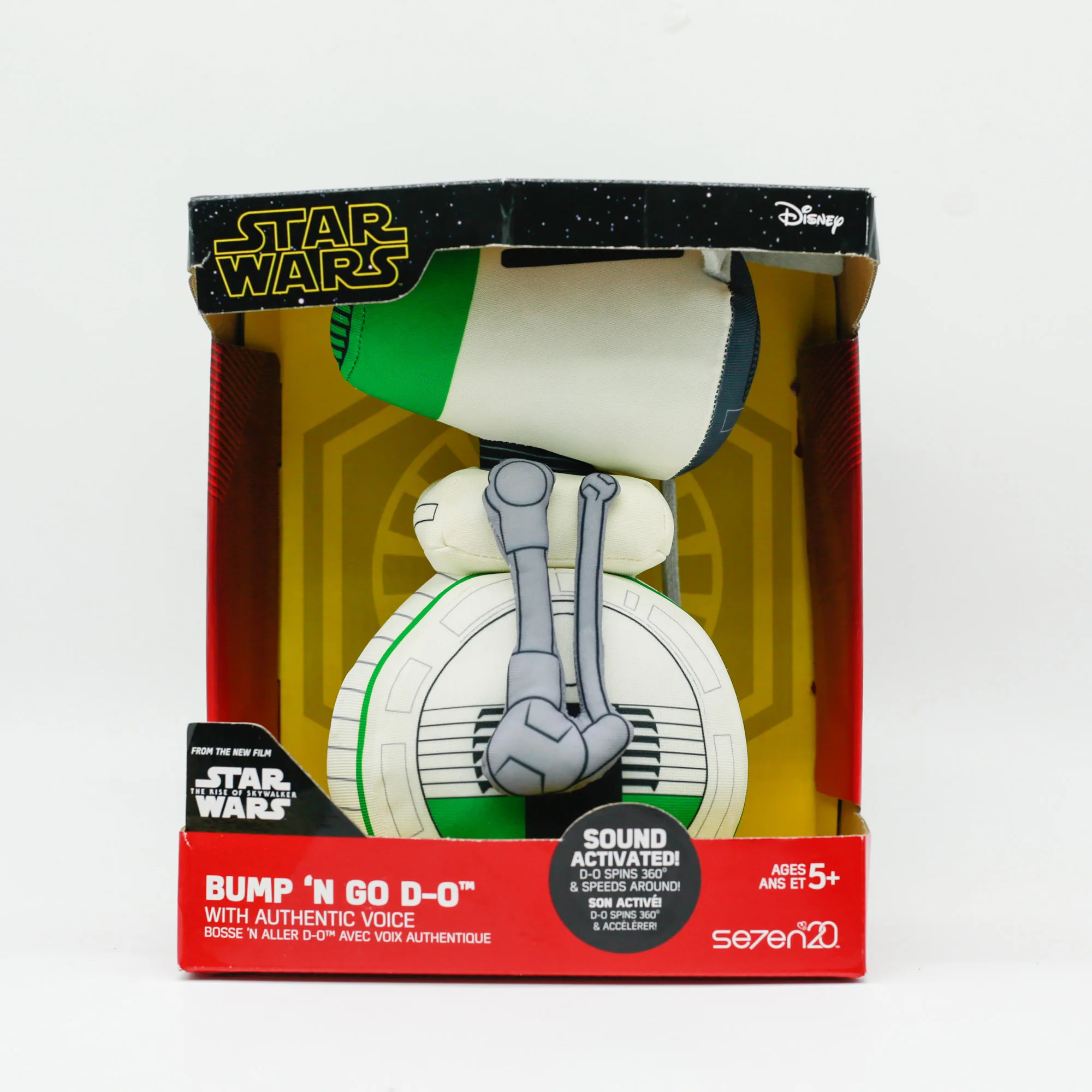 Film Star Wars Robot D-O Dźwiękowy Aktywator Obrót i Prędkości Elektryczne Ruchy Pluszowa Zabawka Prezent dla Dzieci na Boże Narodzenie