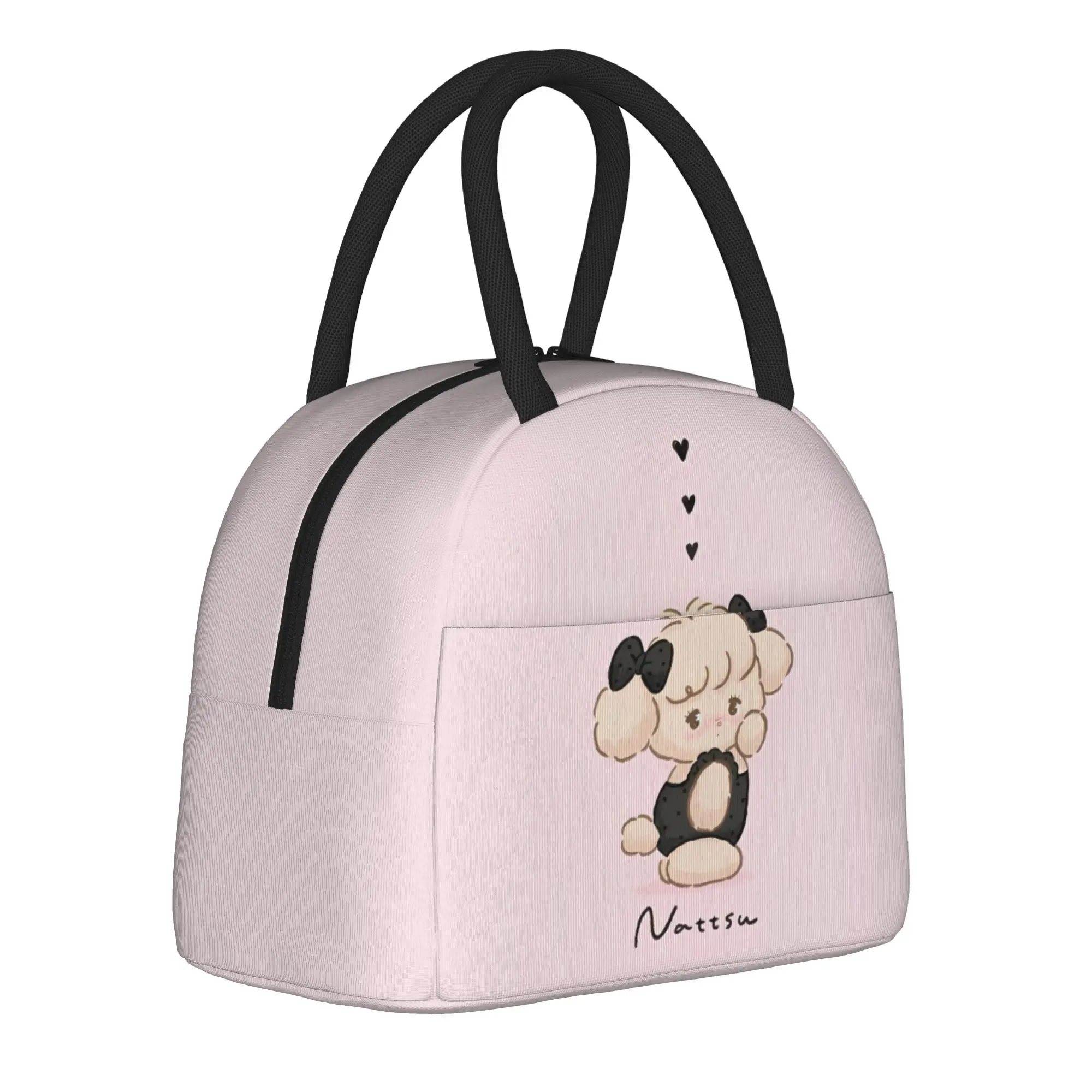 Mikkos Nattsu Insulated Lunch Bags Cooler Bag Reusable,Lunch Container Large Tote Lunch Box Food Bag Office  Outdoor