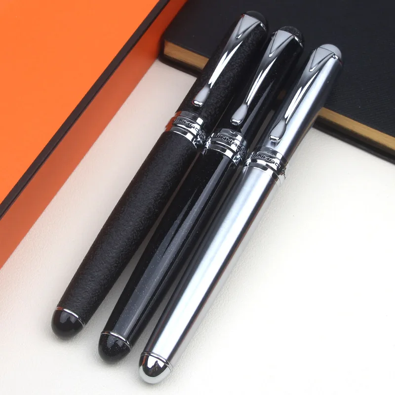 

JINHAO X750 Silver Trim Rose Gold/gold/silver/black Colors for Choose Bent Nib Calligraphy Fountain Pen School Supplies