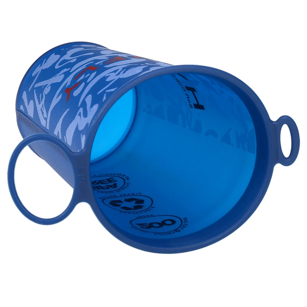 200ml faltbare Tasse tragbare großkalibrige Tasse Mund TPU Weich wasser Tasse für Outdoor-Marathon Radfahren Trail ing Laufen