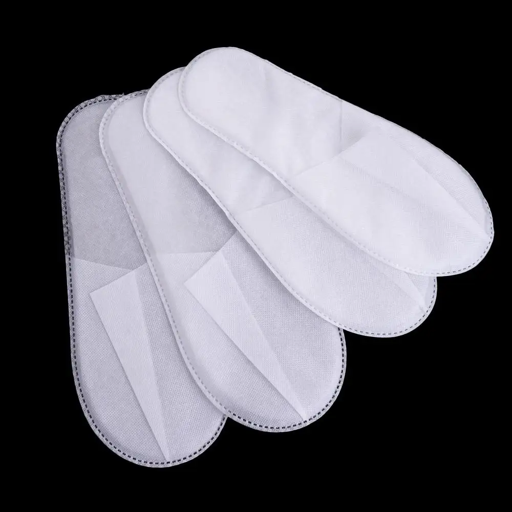 Non-Woven Hotel Disposable Slippers Footwear One Size Home Guests Use Slippers Soft Non-slip Hospitality Slippers Bathroom