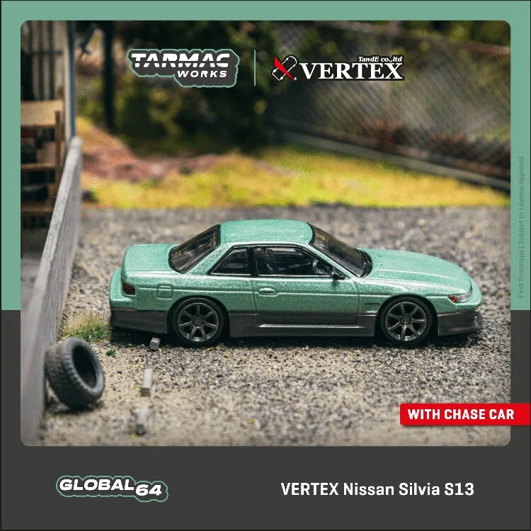 Modellino Auto in Lega TW 1:64 Scala VERTEX Silvia S13