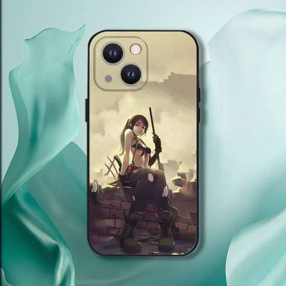 เคสโทรศัพท์ลายเกม Metal Gear Solid สำหรับ iPhone 17,16,15,14,13,12,11,Pro,XS,Max,XR,Plus,E,SE4,Mini สีดำแบบนิ่ม
