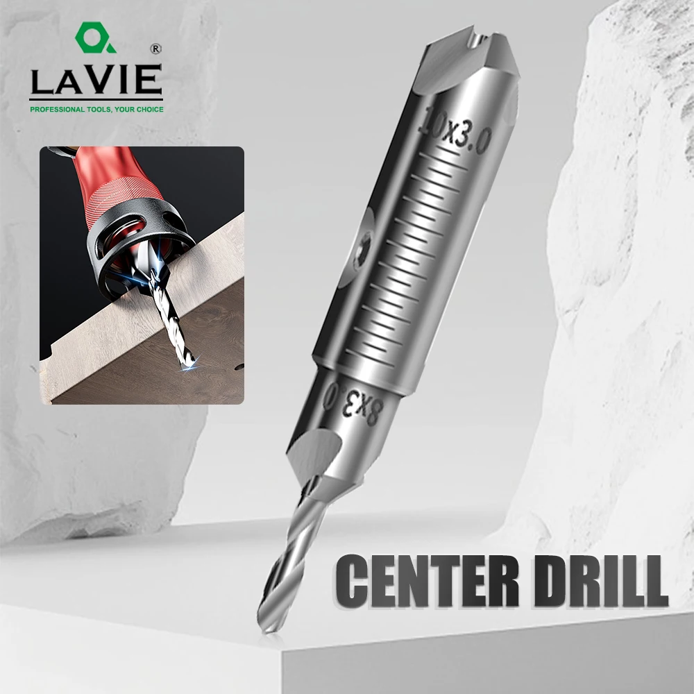 

LAVIE 1Pc Efficient Depth Limiting Drill Bits for Metal and Wood Easy Replace The Drill Bit CB0328