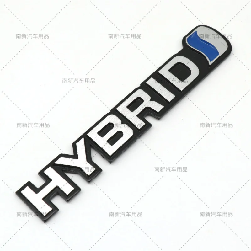 Hybrid Car Emblem Badge Sticker Thickened Aluminum Alloy Logo Fit For Toyota Reiz Camry Auto Exterior Modification Accessories