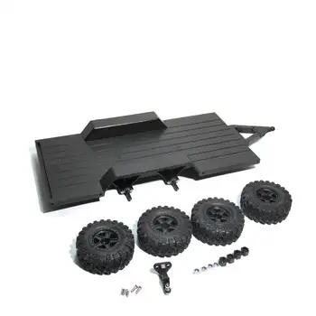 GLOBACT RC 1/18 拖車,用於牽引 1/18 RC 攀爬車 Axial SCX24 的平板拖車 8 最佳銷售 遙控船拖車 - №2