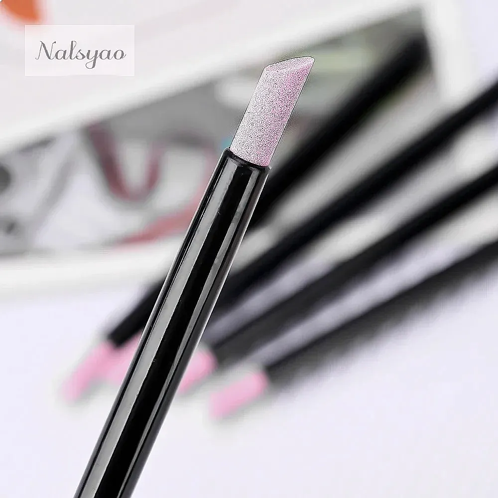 DIY Manicure Pedicure Care Tools 5Pcs Nail Art Quartz Grinding Pen Cuticle Remover Dead Skin Nail File