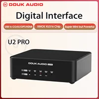 ​ Interfaz digital USB Douk Audio U2PRO: ​ ​   Convertidor XMOS XU316 DDC, salida óptica/coaxial/I2S para DAC / PS5 / Switch