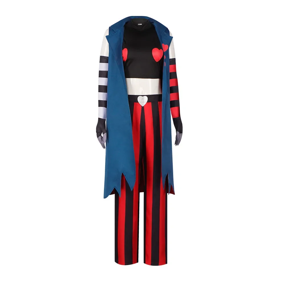 Hazbin Velvette Hotel Cosplay Outfit Costume Vest Suit Carnaval Party Suit Anime Cosplay Women Hot Clothes Halloween Demon