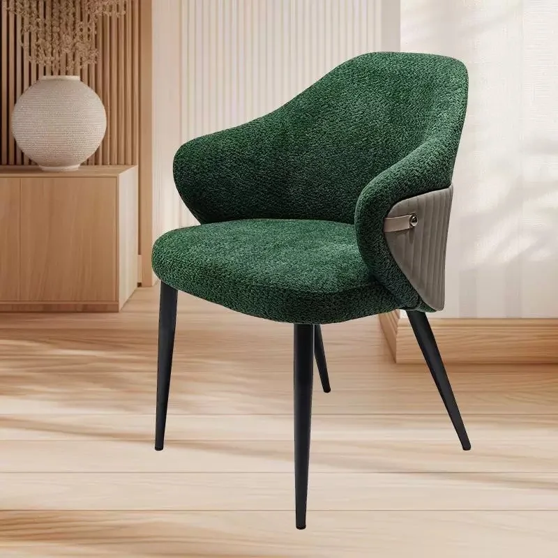 

Minimalist metal home restaurant chair hotel negotiation chair leisure chair