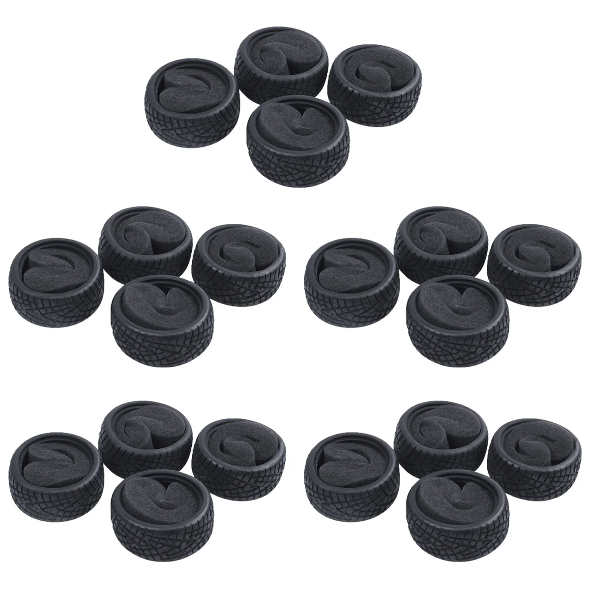 

A44U 1/10 RC Car on Road Performance Rubber Racing Tire Tyre 8001 with Sponge 20pcs