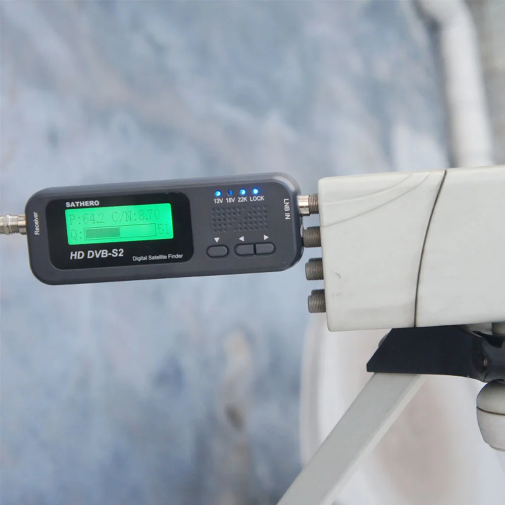 جهاز كشف الأقمار الصناعية لإشارة الجيب الرقمية ، ساثرو ، محمول ، 8 بسك ، 16 أبسك 32 أبسك ، S2 ،