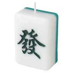 Chinese Fortune Mahjong Aroma Candle Modern Home Desktop Decorative Ornament Creative Mahjong Aroma Candle Birthday Gifts