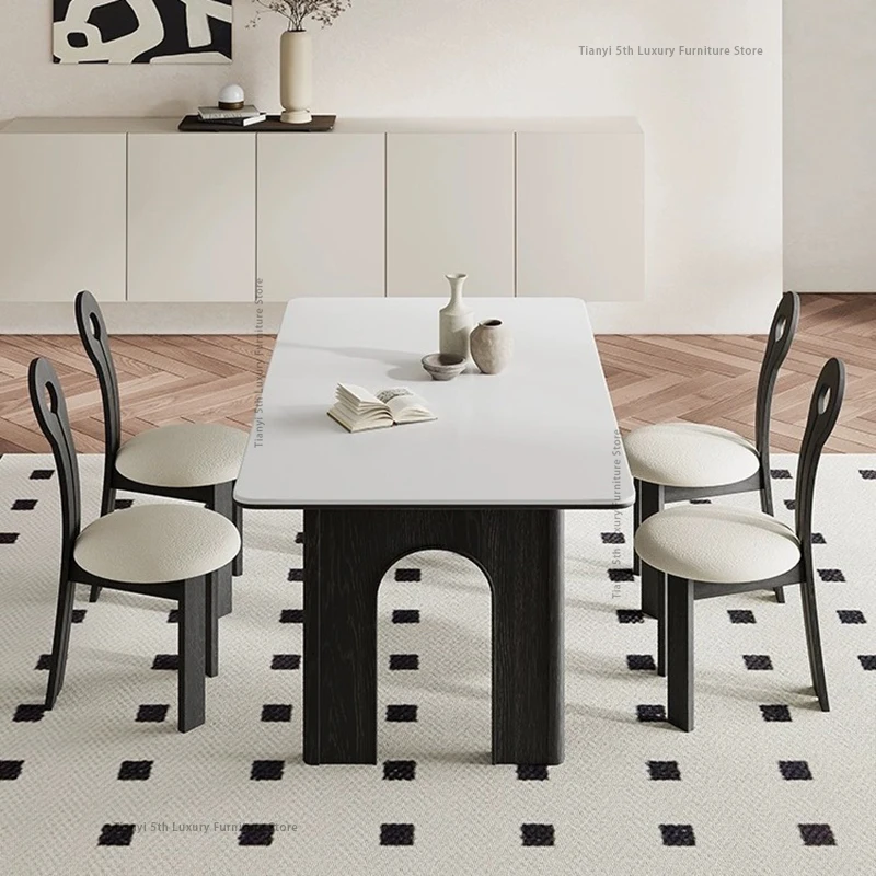 

Деревянные обеденные столы в итальянском стиле, кухонные столы в скандинавском стиле для гостиной, офисные столы для совещаний, мебель для дома, Mesa Comedor FYDT