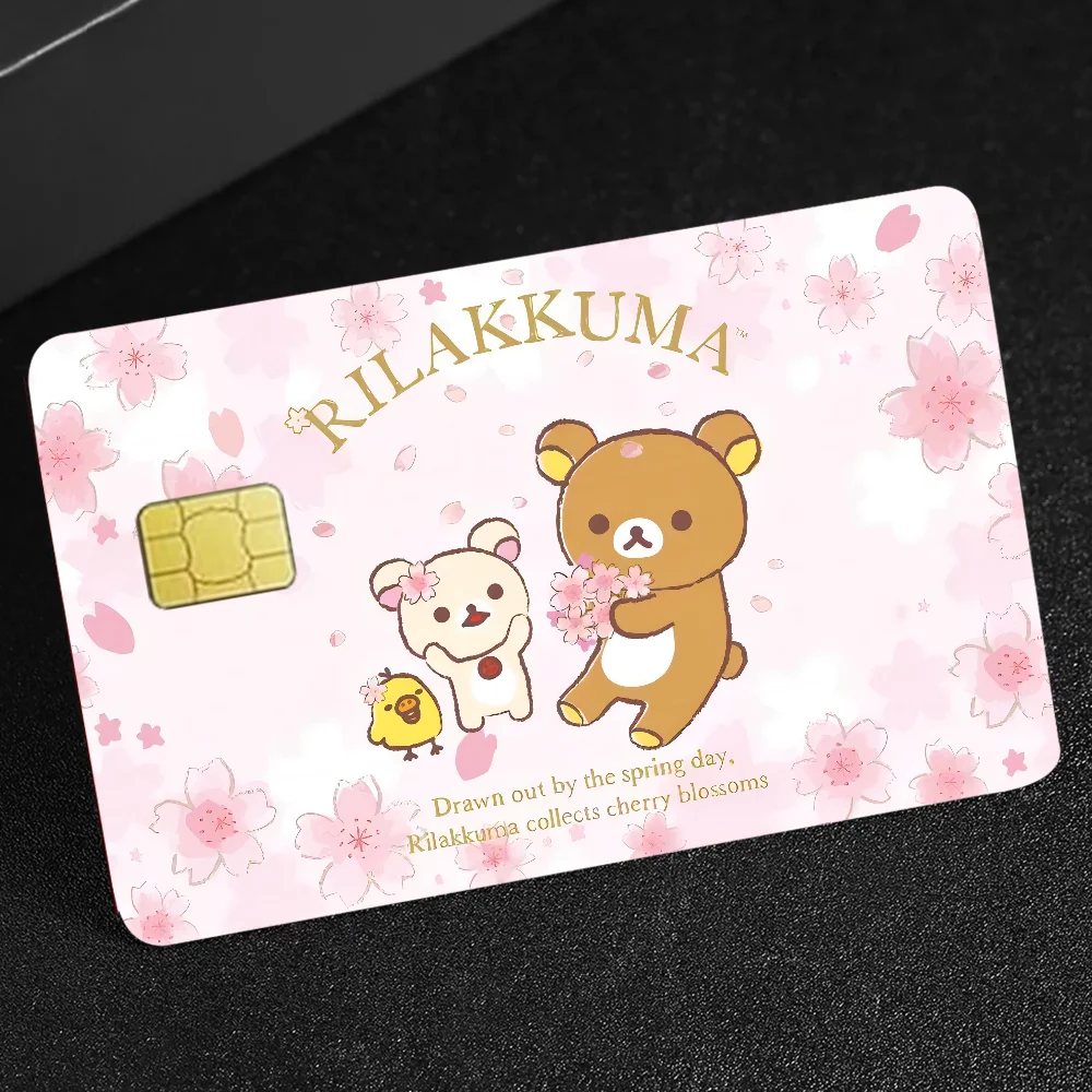 R-rilakkuma Cartoon Anime Cartoon Sticker Film Skin For Credit Card Debit Bank Bus Card