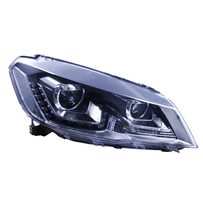 for Volkswagen's 13-16 New Jetta Headlight Assemblies Modified Daytime Running Lights with Dual Lens Xenon Headlights