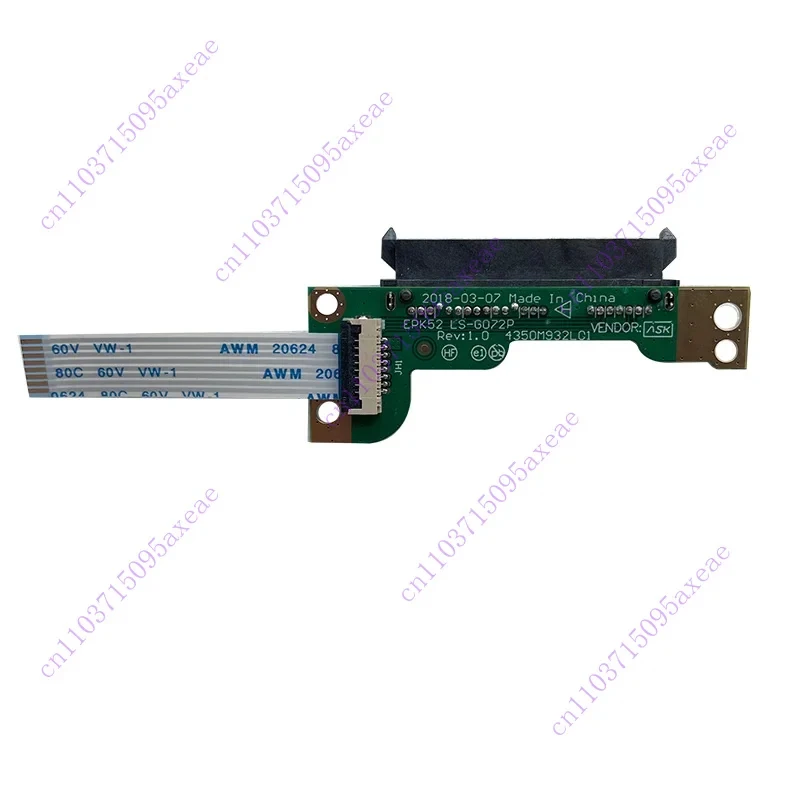 HDD Cable For Hp 15-DB 15-DA 250 255 256 G7 tpn-C135-C136 LS-G072P Laptop SATA Hard Drive  SSD Connector Flex  8pin