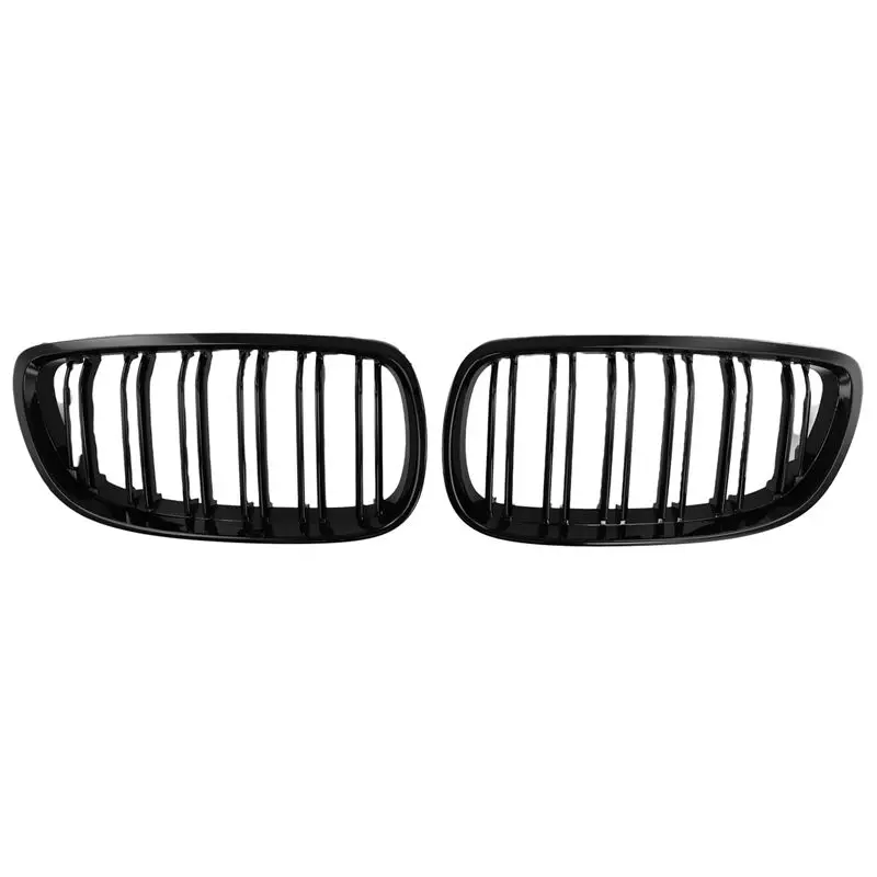 ABMS-Automobile Double Line Grills Front Bumper Racing Grill For BMW E92 E93 2 Doors M3 2006-2009 High Quality Car Parts