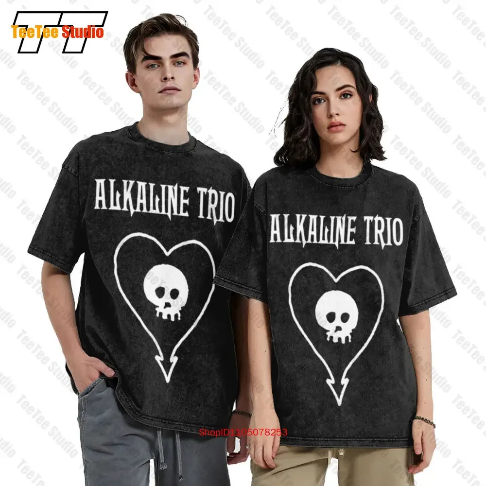 Alkaline Trio Simple Heart Skull Logo 01 Vintage Oversized T-Shirt 0SAL