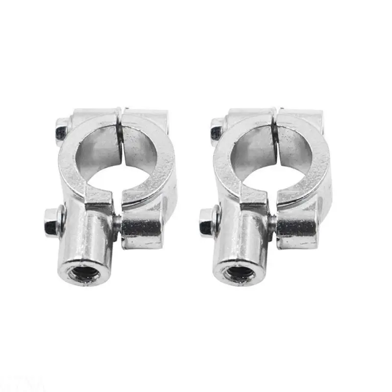 

G7NA Adjustable Motorcycle Handlebar Clamp Mirror Mount Secure and Easy Installation Suitable for Enhanced Riding Experience