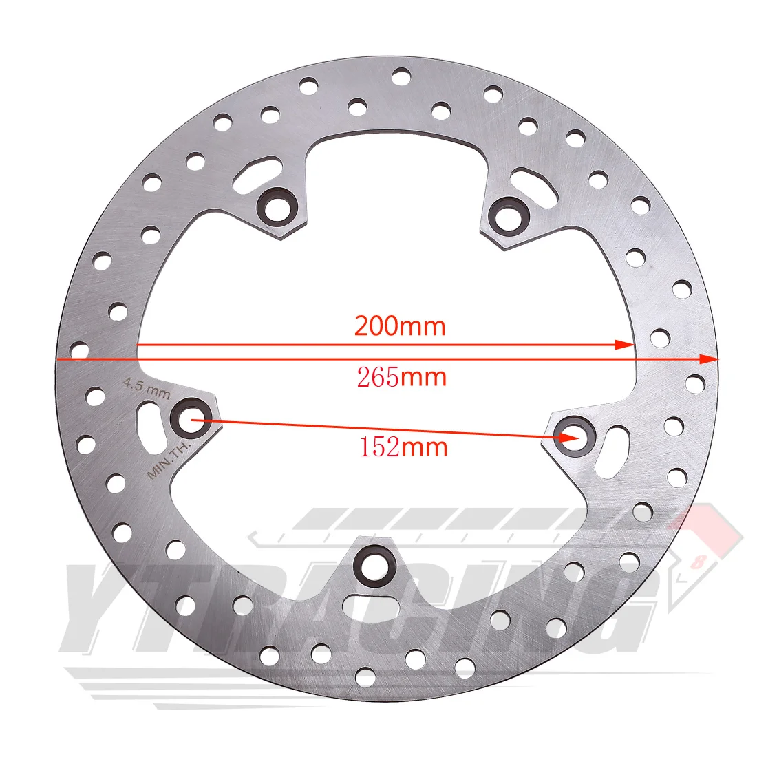

Motorcycle Front Wheel Brake Disc For BMW C400X 2018-2021 C400GT 2018-2025 CE04 2021-2025 Brake Rotor Hole Pitch 152mm