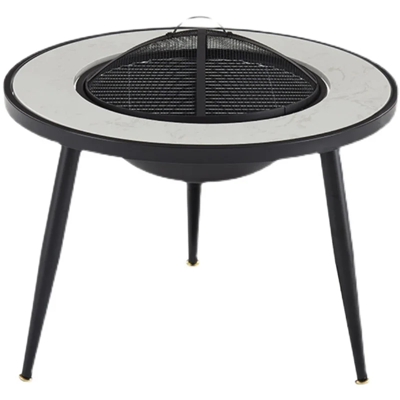 

YY Barbecue Stove Charcoal Barbecue Table Outdoor Barbecue Grill Household Charcoal Brazier High