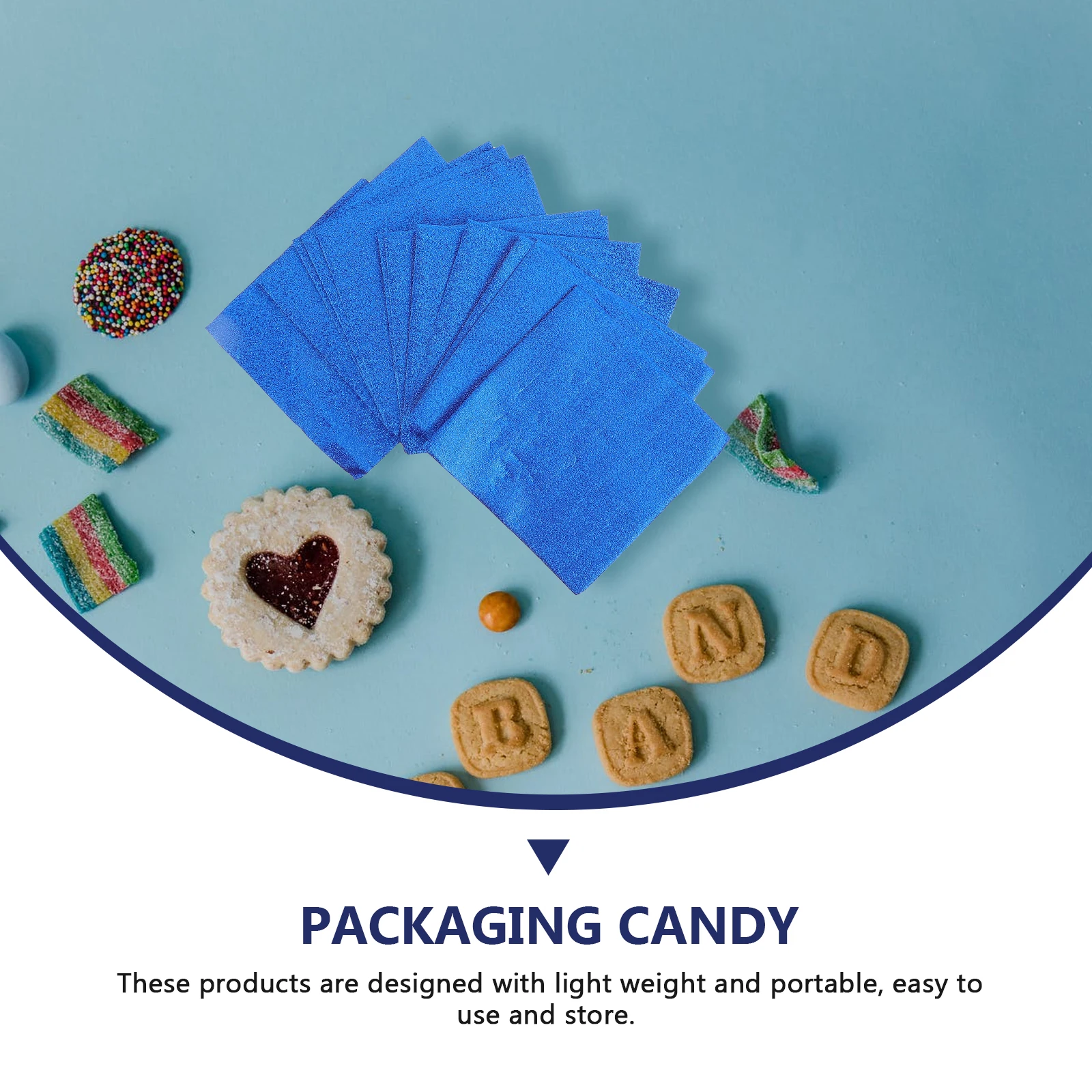 

300 Pcs Chocolate Wrappers Wrapping Candy Paper Truffle Packaging Papers Candies