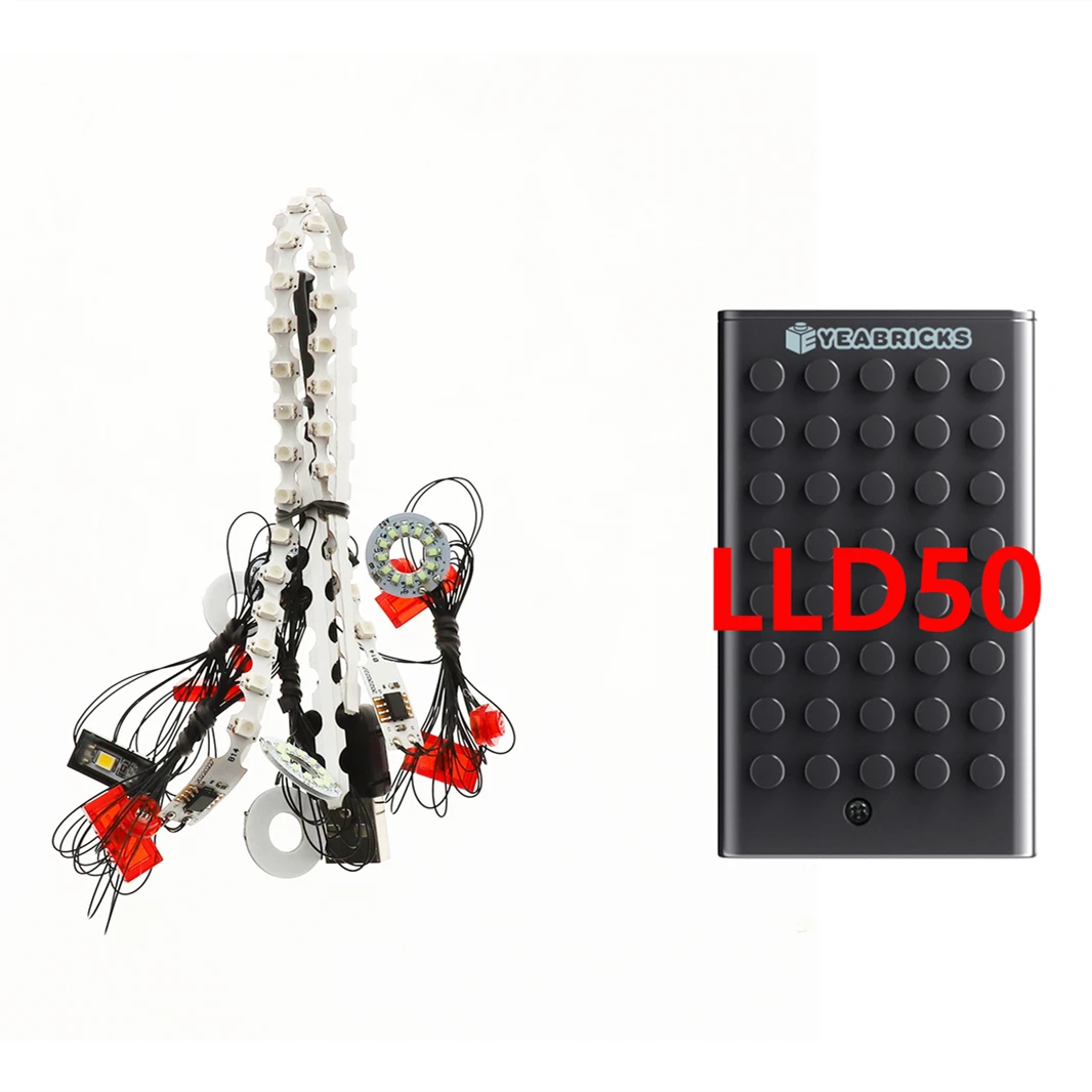 YEABRICKS LED Light Kit for 42111 Dom's Dodge Charger Building Blocks Set (NOT Include the Model) Bricks Toys for Children image 2
