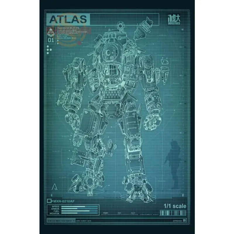 New Titanfall Titan Fall Game Poster Custom Satin Poster Print Cloth Fabric Wall Poster Print Silk Fabric Print Posters