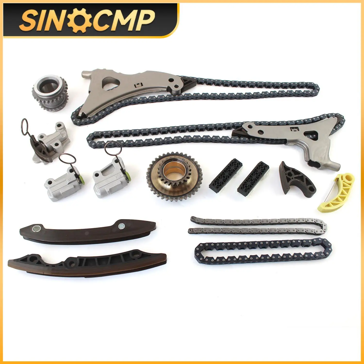 

Timing Chain Kit 2760501916 2760520216 2760502600 2760500011 for M276 MercedesBenz E350 GL450 E400 ML350 GLK350 3.0L 3.5L V6