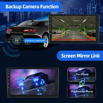 ESSGOO 10.1吋安卓14 Carplay車載GPS收音機立體聲雙DIN主機,附FM收音機、方向盤控制、藍牙、4GB+64GB儲存、IPS分割畫面觸控與WiFi功能 6 最佳銷售 安卓4GB內存雙DIN車用主機 - №2