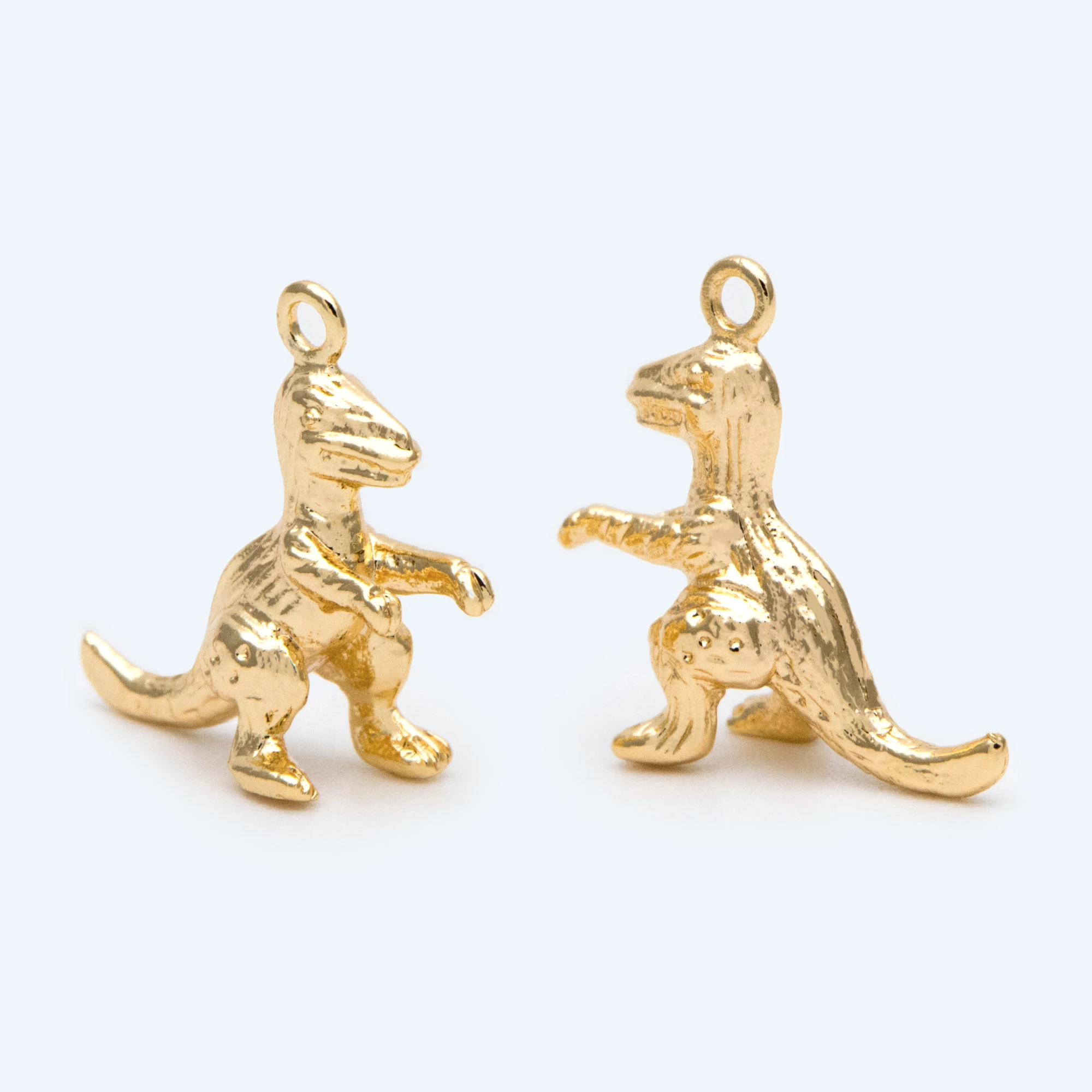 

10pcs Gold Tiny Dinosaur Charm, Jewelry Making, Diy Material, Jewelry Supplies (GB-2707)