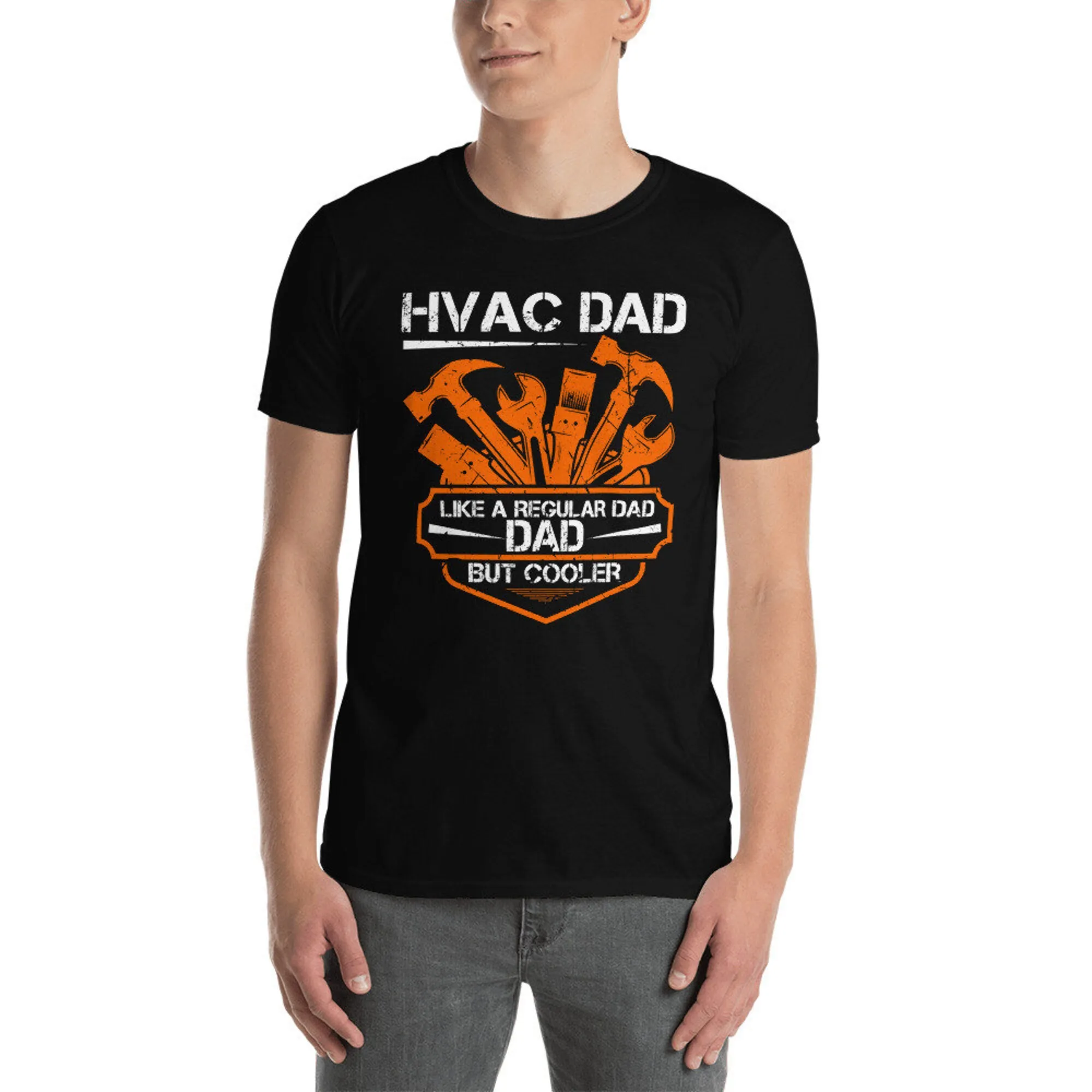 HVAC Dad Father's Day Heating Cooling Technician Handyman Unisex T-Shirt