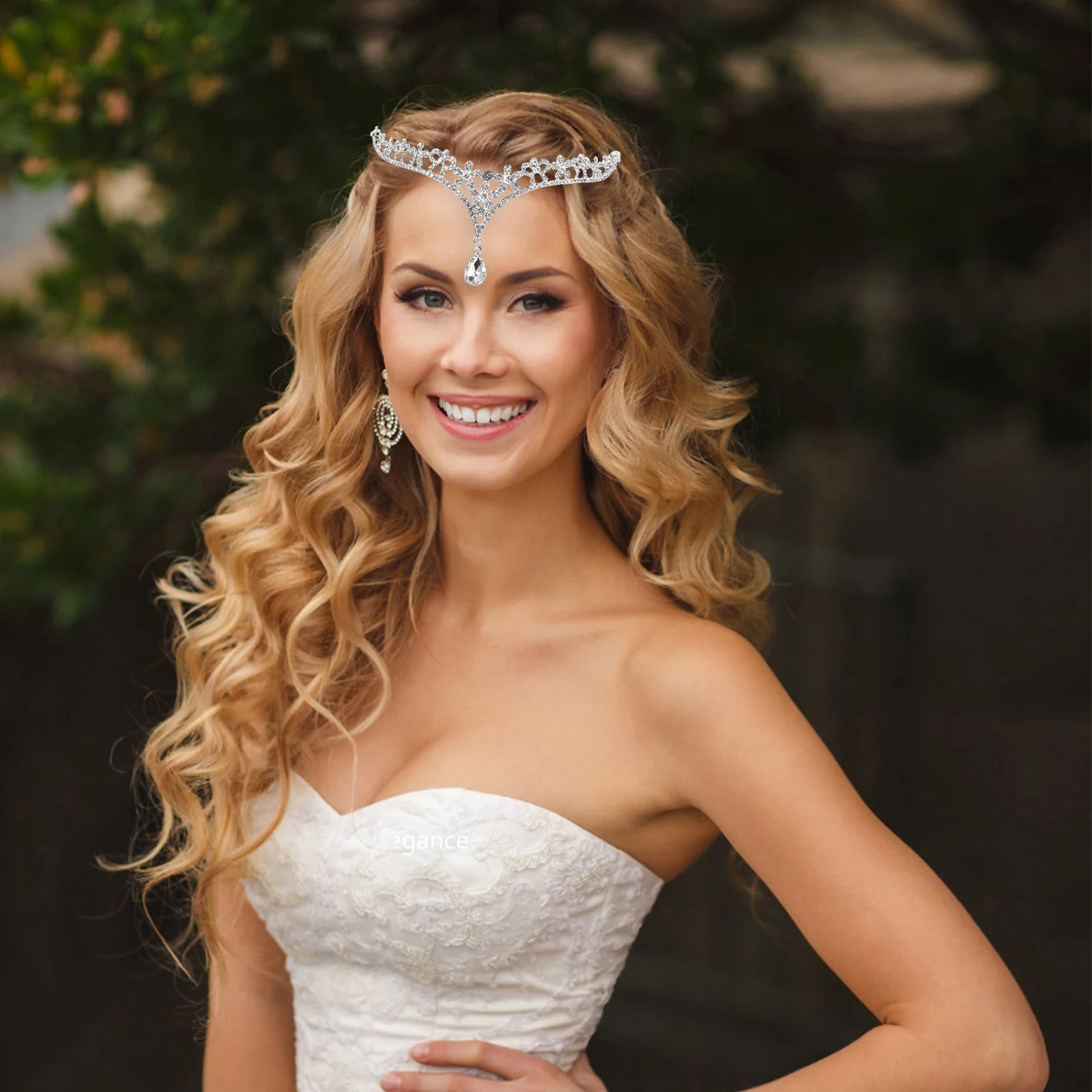 

Wedding Headb Decorations Rhinestone Bridal Headpiece Vintage Jewelry for Brides Accessories Prom Pageant Events Hair Styling