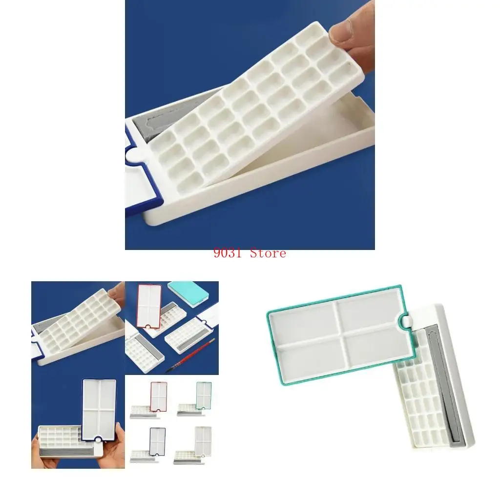

Empty Watercolor Palette Roating Palette Paint Case Travel Art Supplies