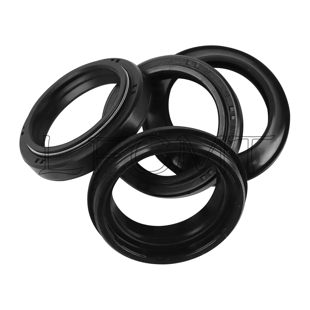 37x49x8/10.5 37*49 Motorcycle Front Fork Damper Oil Seal Dust Seal Fit for Kawasaki ZX1100 ZX750 GPZ ZX750E Turbo 1983 1984 1985