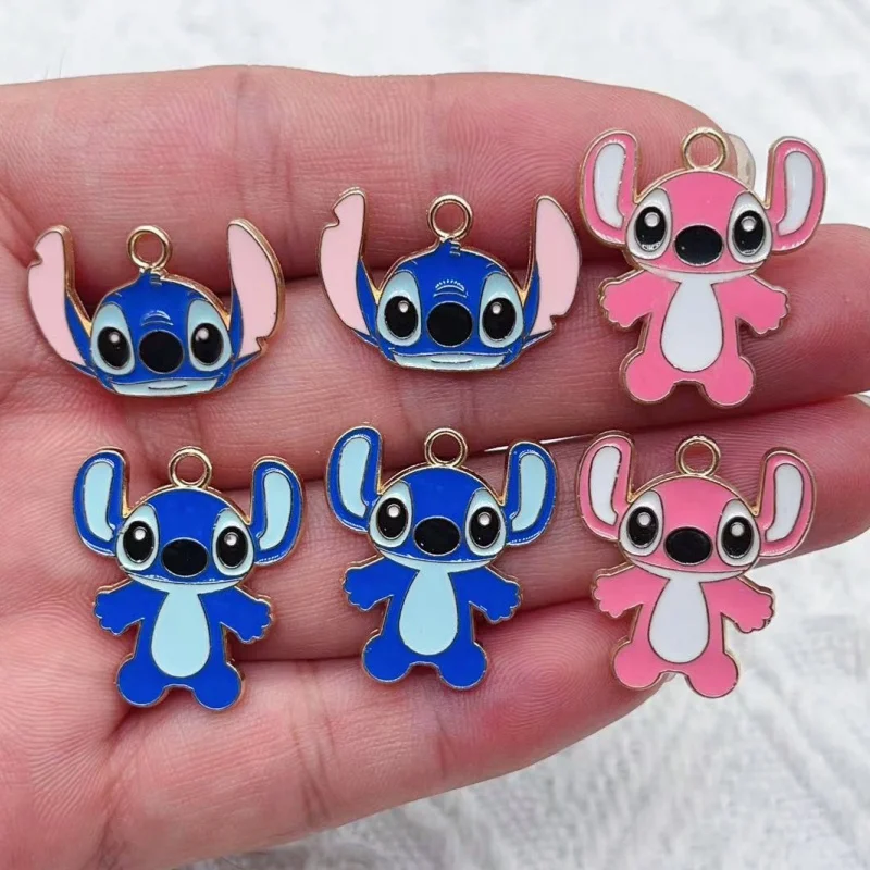 10pcs Cute Cartoon Enamel Dog Charms for Women Earrings DIY Keychain Jewelry Pendant Necklace Bracelet Handmade