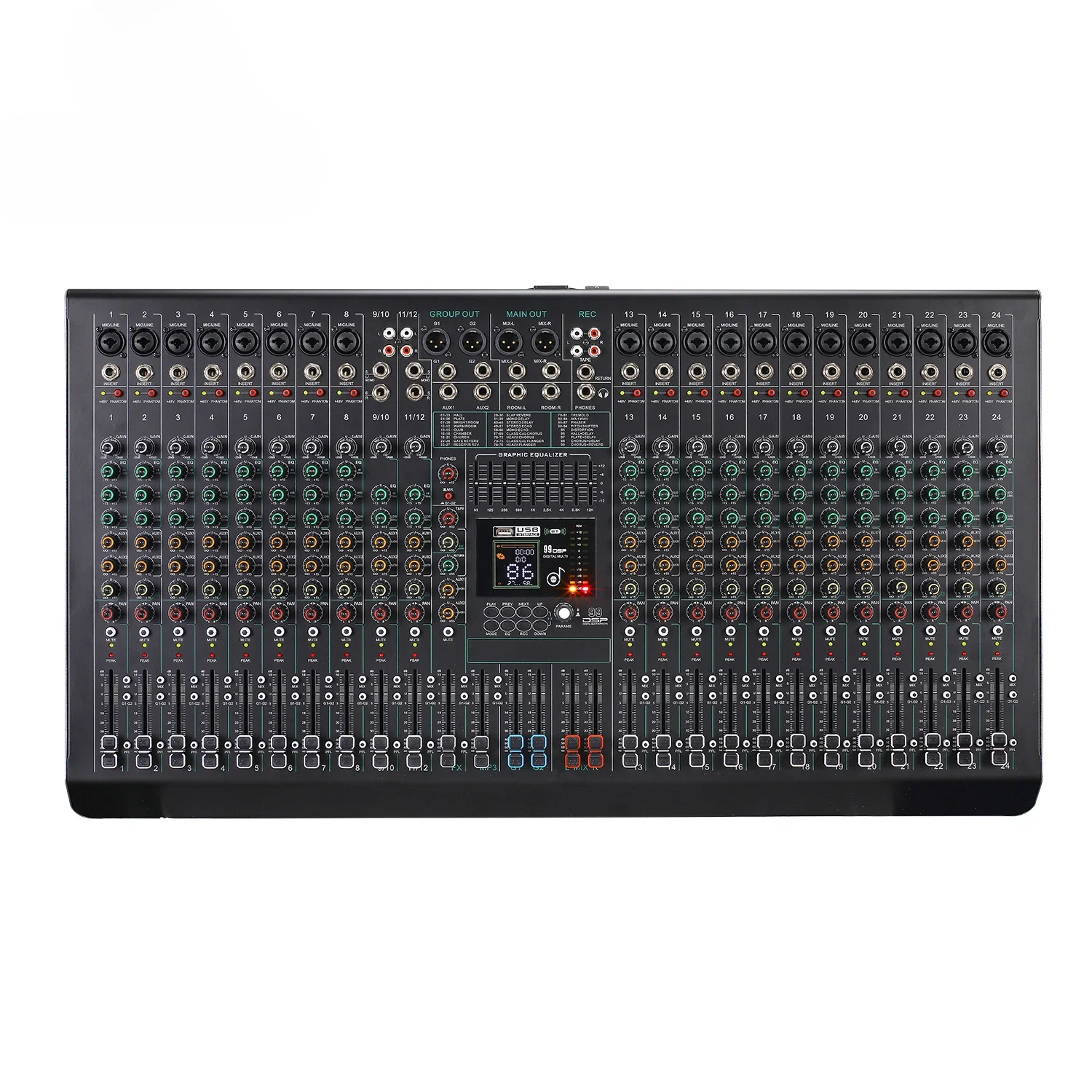 

GAX-FC24 Factory Wholesale Professional Mixing Console For Recording