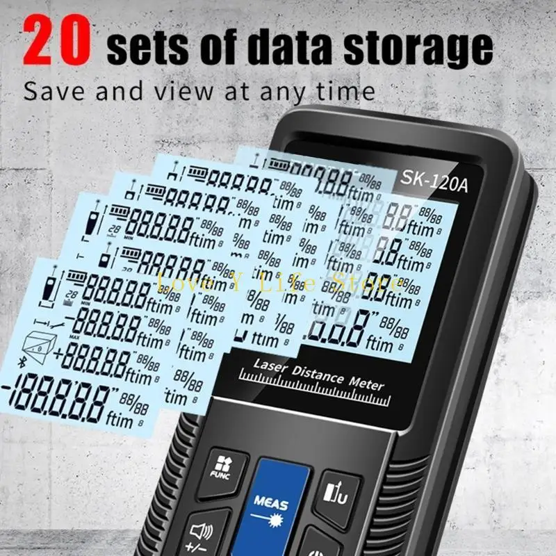 

L74C портативный интеллектуальный дальномер лазеры рулетка дальномер ручной измеритель расстояния цифровой дисплей