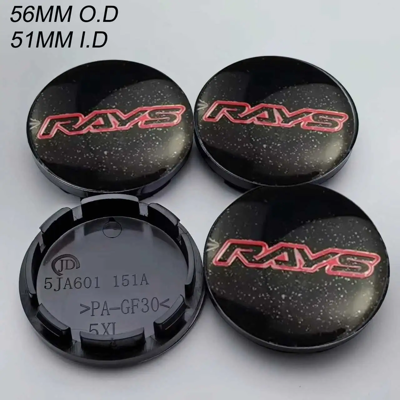 4 قطعة/الوحدة العالمي 56 مللي متر الأشعة شعار سيارة عجلة مركز قبعات ملصق حافة Hubcaps لهوندا شيفروليه فورد نيسان أودي BMW VW #6