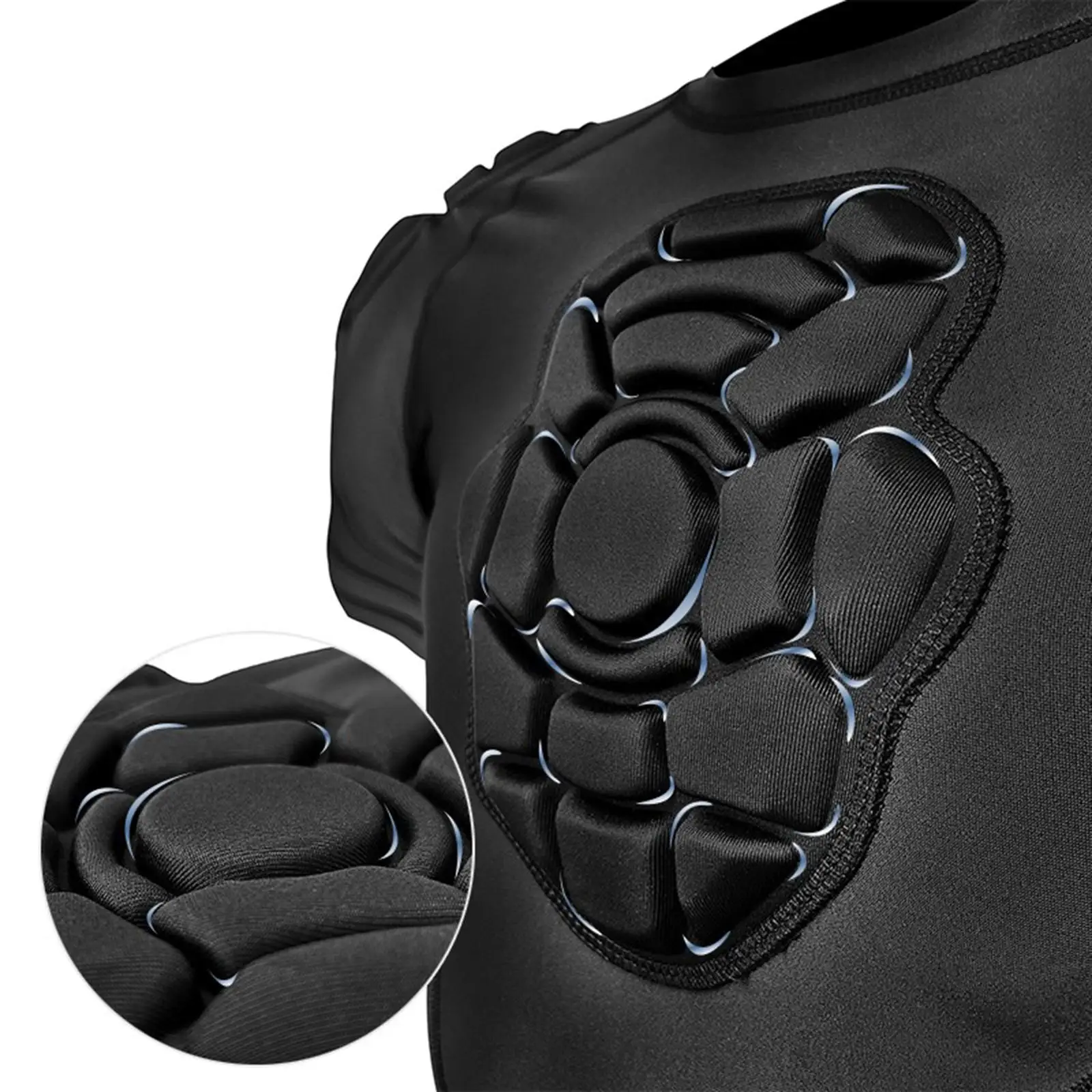 

Мужская защитная рубашка с подкладкой для футбола, софтбола, бейсбола