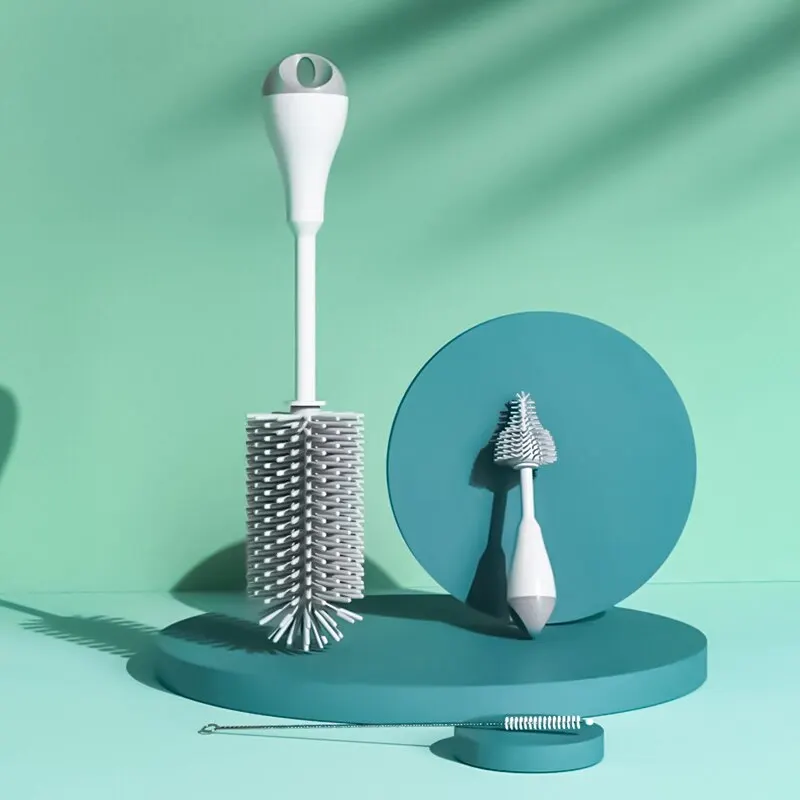 

3 шт. силиконовой щетки для детских бутылочек размещается и несушли подвешивается для легкой чистки без мертвых углов