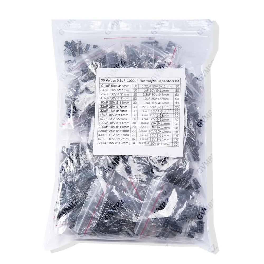 kit-de-capacitores-eletroliticos-dip-com-900-pecas-e-30-valores-01uf-1000uf-para-projetos-eletronicos