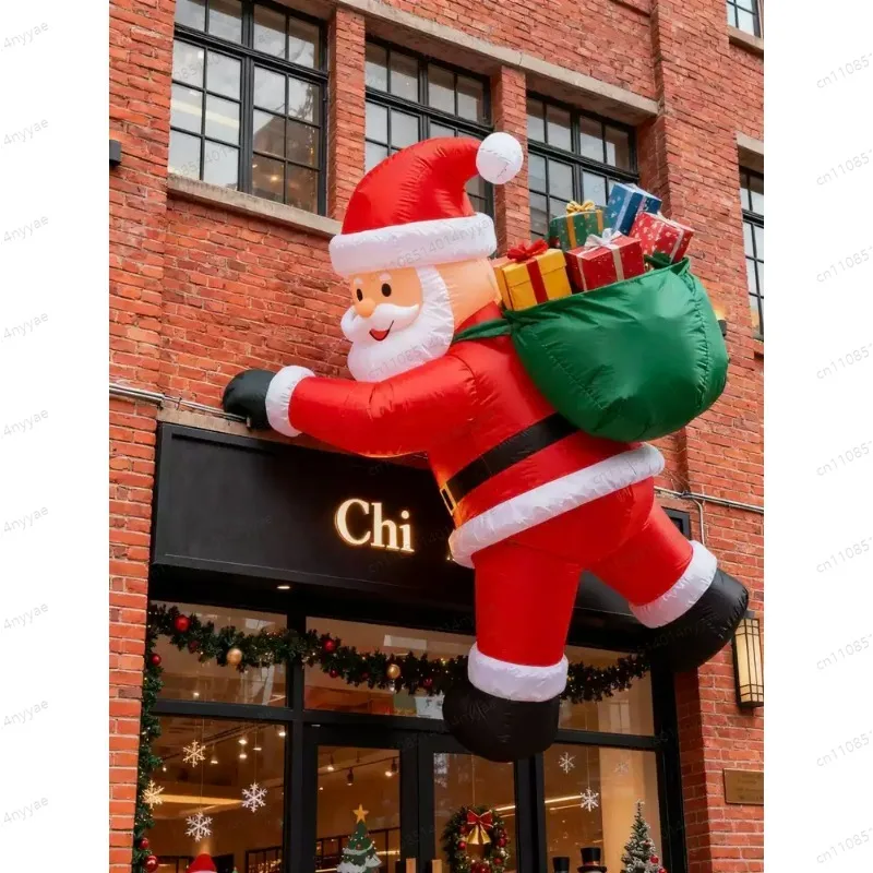 2M Christmas Decorations Inflatable Toy Dabbing Santa Claus Home Yard Xmas Ornaments Decor Christmas Outdoor Decor Toy