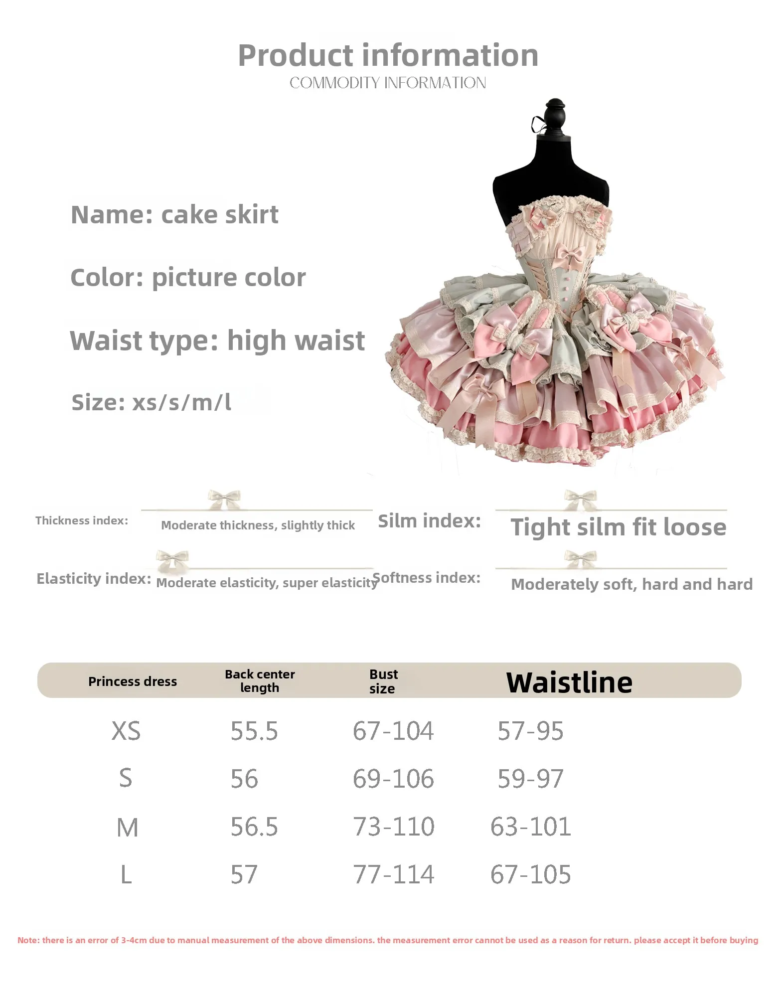 Originele hoge kwaliteit roze konijntje zoete prinsessenjurk schattige strik hoge taille lolita sets off-shoulder mouwloze mini gezwollen jurk