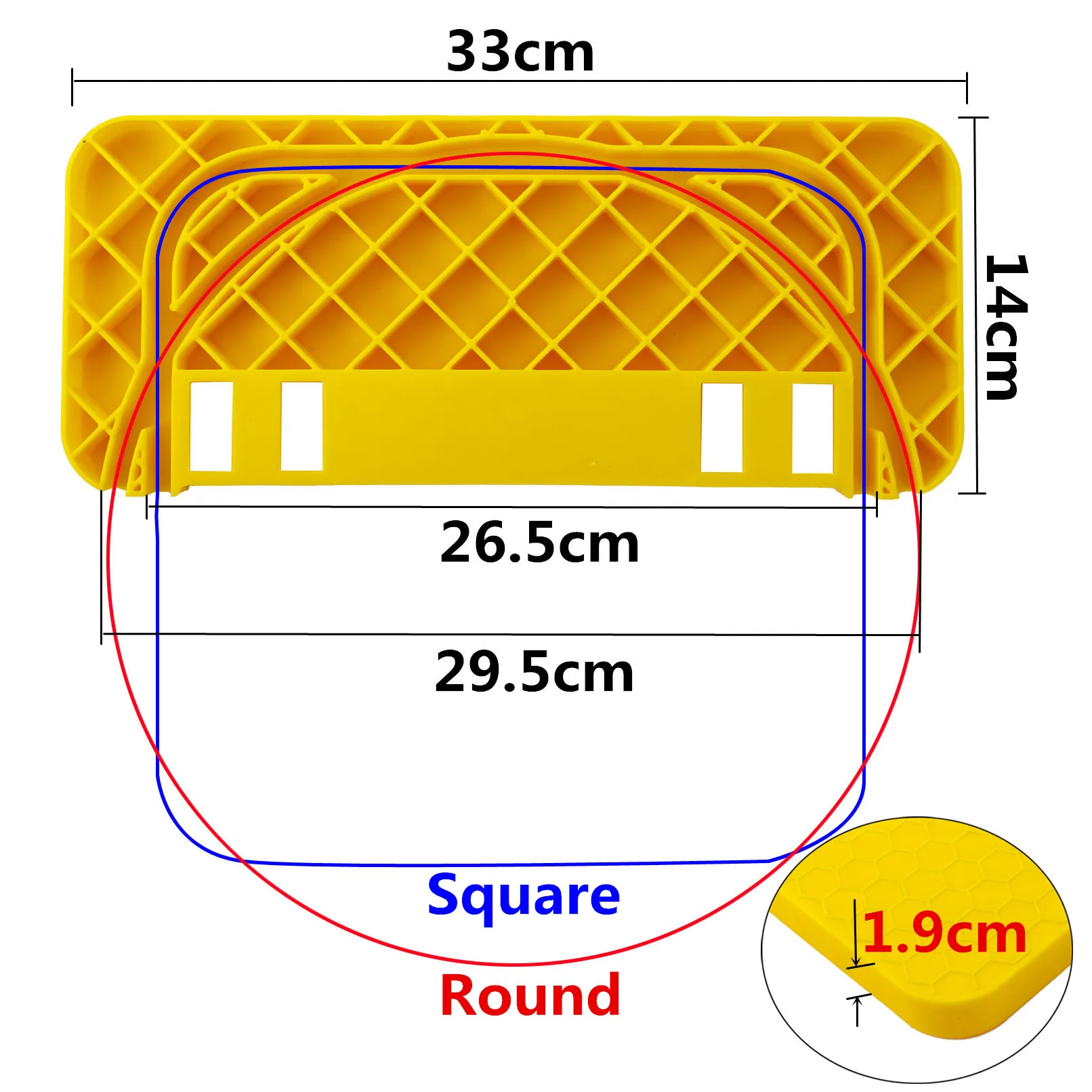 1pc Honey bucket spleen scraper Plastic Honey Bucket Nest Frame Honey Buckets Honey Tank Cut Lifter Support Plate