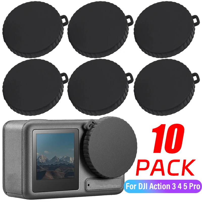 Protective Cover Case for DJI Osmo Action 5Pro 4 3 Sport Camera Lens Non Slip Soft Silicone Dust-proof Cover Caps for DJI Action