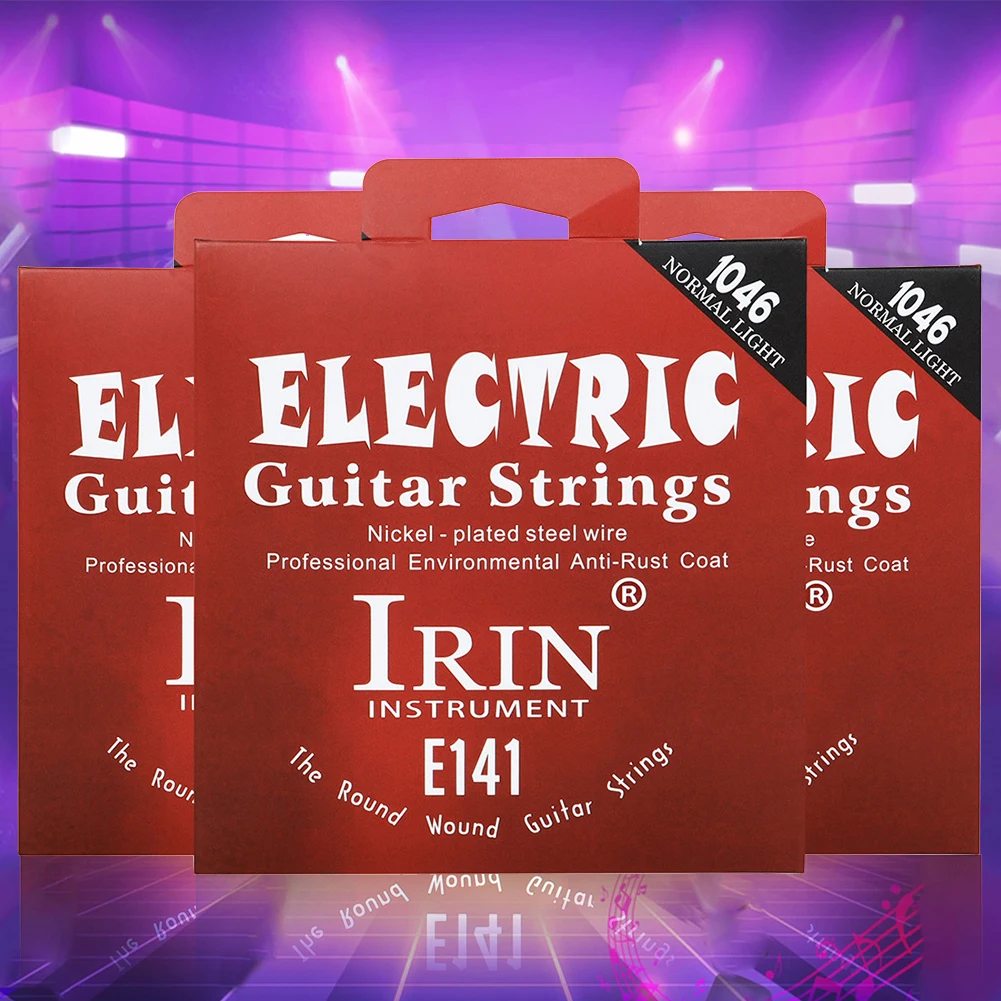 Jeu de cordes de guitare électrique en métal, cordes de guitare en alliage de nickel pour accessoires de guitare électrique, utilisation pour la pratique